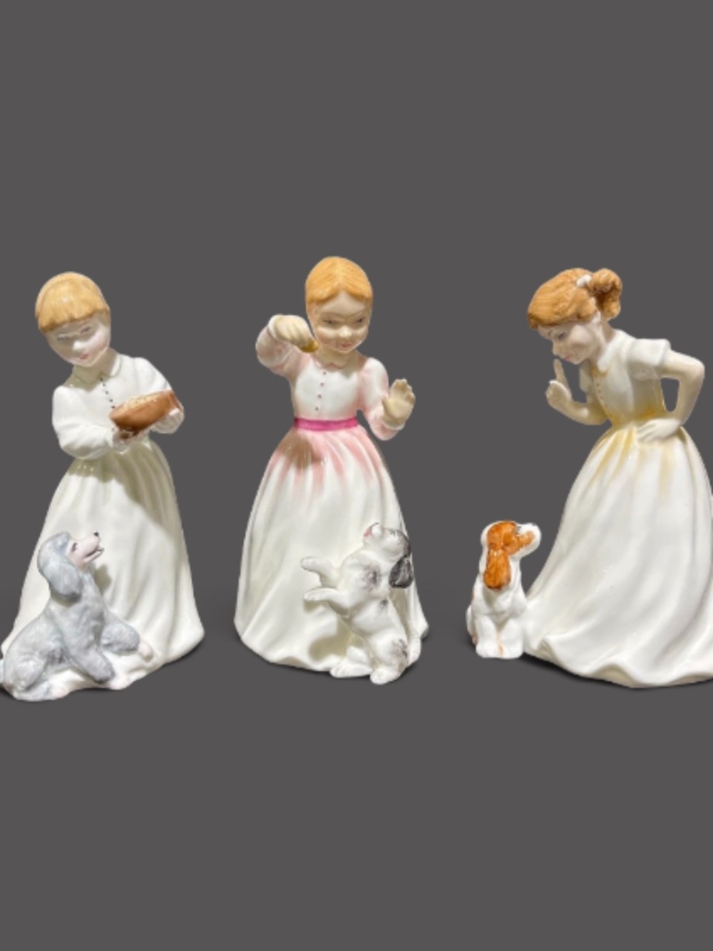 3 Royal Doulton from Vanity Fair Series - Eat, Reward and Dinnertime